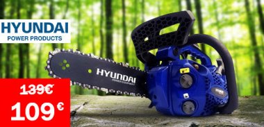 vente privée LES ESSENTIELS TRONCONNEUSE ELAGUEUSE THERMIQUE HYUNDAI