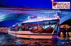 vente privée Déjeuner ou dîner croisière avec Bateaux Mouches