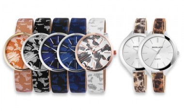 vente privée 1, 2 ou 3 montres-bracelets pour femmes de la marque Excellanc, modèle au choix
