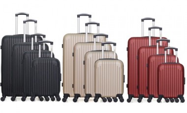 vente privée Ensemble de 4 valises à roulettes : Or