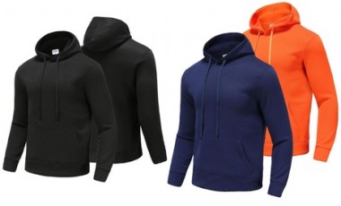 vente privée Sweatshirt pour hommes à capuche en polaire, coloris au choix