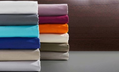 vente privée Draps plats en coton 100% : 2 places / Blanc