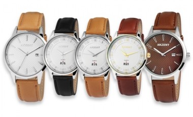 vente privée Sélection de montres analogiques pour homme de la marque Akzent, modèle et coloris au choix