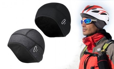 vente privée 1 ou 2 bonnets de cyclisme sous-casques molletonnés