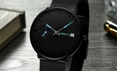 vente privée Montre à quartz en acier inoxydable pour homme, livraison gratuite