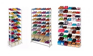 vente privée Étagère de rangement pour chaussures, modèles pouvant accueillir de 30 à 50 paires