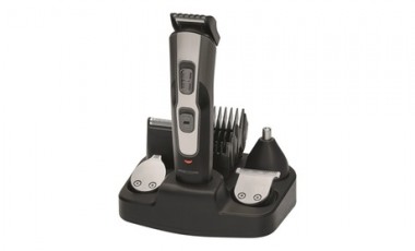 vente privée Tondeuse cheveux et barbe 5 en 1 de ProfiCare, avec rasoir et épilateur de précision pour le nez et les oreilles