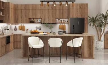 vente privée Lot de 2 chaises de bar Candice de Doosense : Terracotta