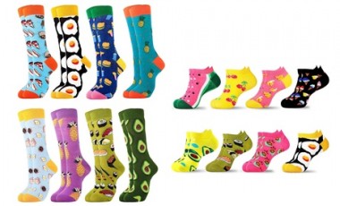 vente privée Chaussettes courtes et extensibles : 8 / Chaussettes amusantes