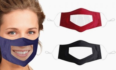 vente privée 1, 3 ou 6 masques avec panneau transparent pour adulte