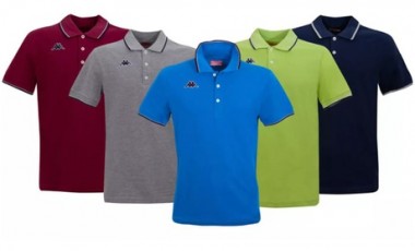 vente privée Lot de 2 ou 3 polos à manches courtes et doublure contrastée au niveau du cou et des manches Kappa