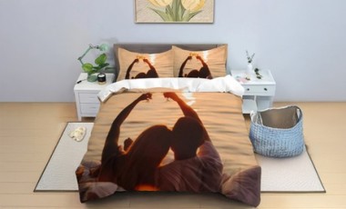 vente privée 2 ensembles de housse de couette ou 2 couvertures personnalisé(e)s