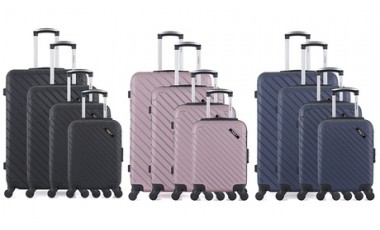 vente privée Set de 4 valises Cité de Blue Star : Argenté