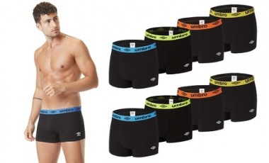 vente privée Lot de 4 ou 8 boxers pour homme Umbro