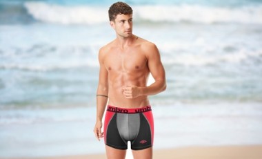 vente privée Lot de 6 Boxers Umbro homme Tec : XL