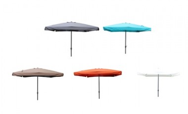 vente privée Parasols Palmia droit carrés : Parasol droit carré 3 x 3 m chocolat