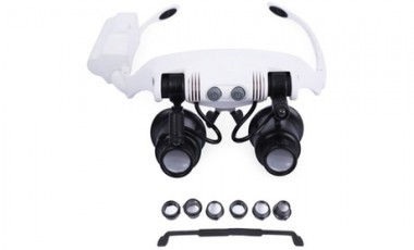 vente privée Lunettes grossissantes avec LED et bande élastique
