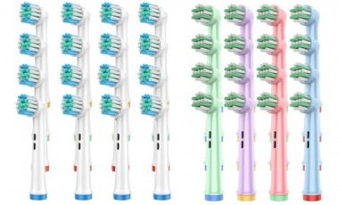 vente privée Têtes de brosse à dents de rechange : Lot de 8 / Adultes