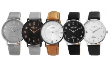 vente privée Montres Akzent pour homme avec bracelet simili-cuir
