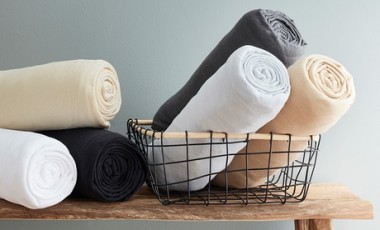 vente privée Lot de 2 draps : Blanc / 90x190-200 cm