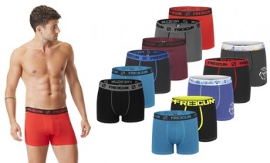 vente privée Sous-vêtements Freegun pour hommes en coton : Lot de 3 boxers / Taille M