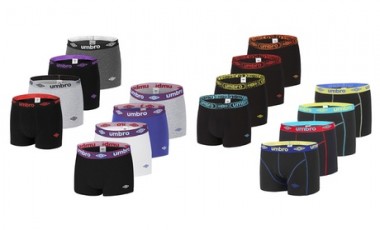 vente privée Lot de 4 boxers Umbro : X4B / XL