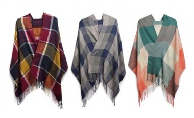 vente privée 1 ou 2 écharpes tartan à franges pour femme, effet pelucheux, coloris au choix