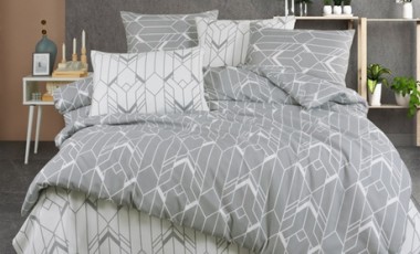 vente privée Ensembles de lit Nature avec couette et une ou deux taies d oreiller : Troy / 240 x 260 cm