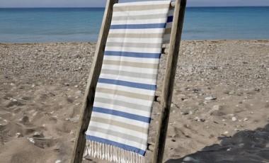 vente privée Drap de plage XXL 210 x 240 cm : Beige