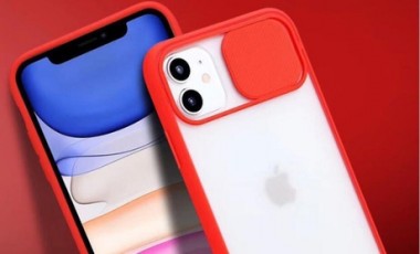 vente privée Coque compatible iPhone avec cache objectif
