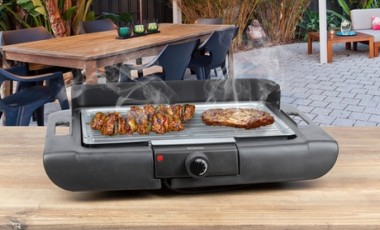 vente privée Grill électrique de table en acier inoxydable 2000 W de Bomann