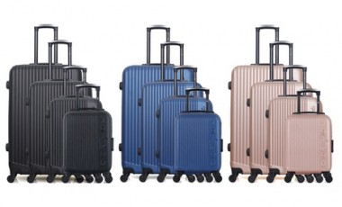 vente privée Set de 4 valises Infinitif : Gris