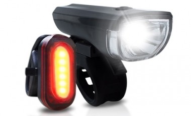 vente privée Jeu de 2 phares LED avec intensité réglable pour vélo, livraison offerte