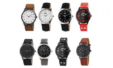 vente privée 1 ou 2 montres unisexes analogiques à 3 aiguilles, de la marque Qbos