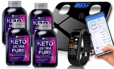 vente privée Keto Ultra Pure Minceur 4 mois avec sa balance connectée et sa montre offerte