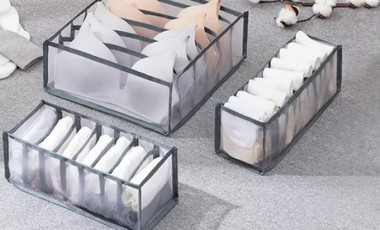 vente privée Boîtes de rangement pliables pour sous-vêtements : Modèle au hasard / 1