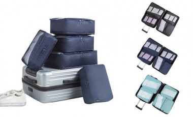 vente privée Ensemble de 5 cubes de rangement légers : Bleu marine