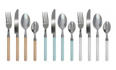 vente privée Set de 24 couverts pour 6 personnes : Bleu azur