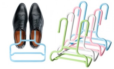 vente privée 1 ou 2 lots de 2 organisateurs de chaussures suspendus, amovibles et portables