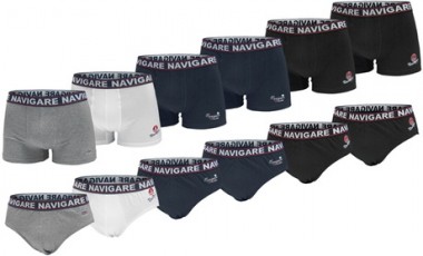 vente privée Pack de 6 sous-vêtements Navigare : Boxer / 6