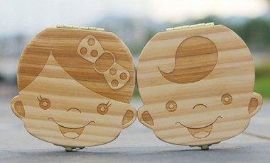 vente privée Boîte en bois pour les dents de lait : Fille