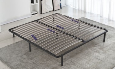vente privée Sommier Styluxe ou matelas Cosmos avec sommier de Sampur : Sommier Styluxe noir /160x200