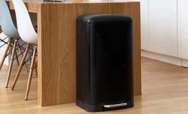vente privée Poubelle de cuisine Greenwich à pédale : 30 litres / Acier inoxydable