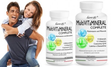 vente privée Pot de gélules multivitamines et minéraux Line@ : 60 comprimés