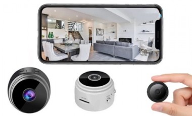 vente privée Caméra de sécurité sans fil à vision nocturne : Noir - blanc / x 2