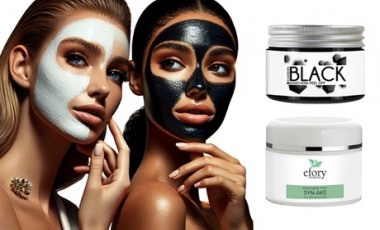 vente privée Produit beauté Efory Cosmetics : Masque bio-actif Syn-Ake de 100 ml - masque peel-off Carbon Black de 150 ml / 2