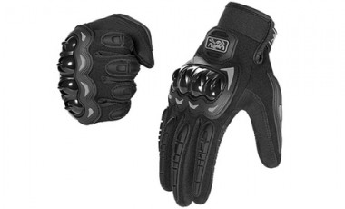 vente privée 1 ou 2 gants de moto tactile avec revêtement et protection des articulations, taille et quantité au choix