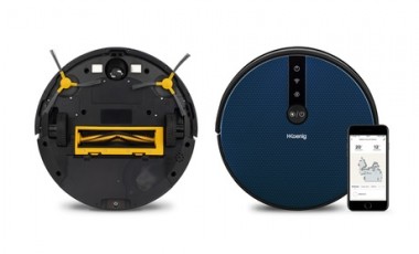 vente privée Robot aspirateur intelligent et connecté de la marque H.Koenig, modèle WaterMop Gyro+