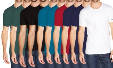 vente privée Lot de 5 ou 10 T-shirts unis pour homme de la marque Kappa