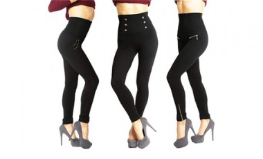 vente privée 1, 2 ou 4 lots de 3 leggings à visée gainante